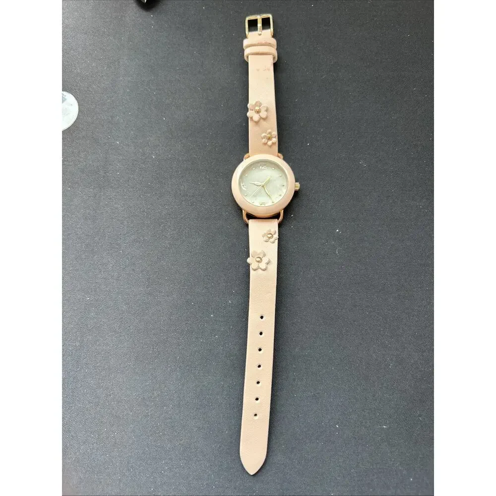 Rose Gold Case Pink Bezel And Band Women’s Quartz Watch